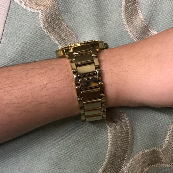 MIcheal Kors Sofie Pavé Gold Watch main image 5